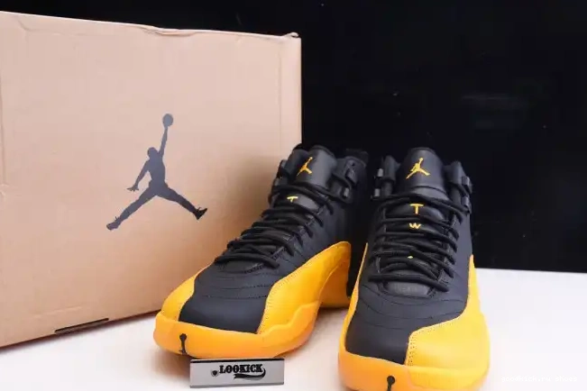 80% Off Sale Gold 12 Black Retro Air University Jordan 130690-070 0606
